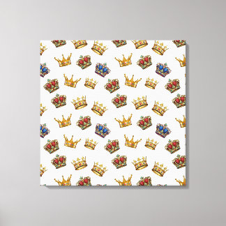 Impression sur toile des Couronnes Royales
