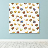 Impression sur toile des Couronnes Royales (Insitu (Plancher de Bois))