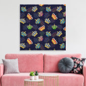 Impression sur toile des Couronnes Royales (Insitu(Salon))