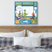 Impression sur toile drôle de l'ennemi naturel des (Insitu(Chambre))
