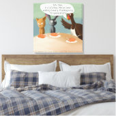 Impression sur toile drôle de Thanksgiving végane (Insitu(Chambre))