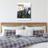Impression sur toile drôle d'un pilote de ligne hi (Insitu(Chambre))