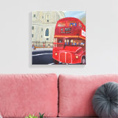 Impression sur toile du bus rouge de Londres (Insitu(Salon))