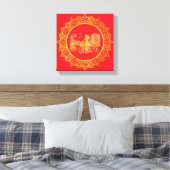 Impression sur toile du charme des ponts arqués d' (Insitu(Chambre))