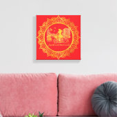 Impression sur toile du charme des ponts arqués d' (Insitu(Salon))