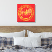 Impression sur toile du charme des ponts arqués d' (Insitu(Chambre))