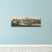 Impression sur toile du château de Caerphilly d'Al (Insitu (Plancher de Bois))