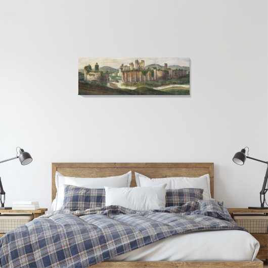 Impression sur toile du château de Caerphilly d'Al (Insitu(Chambre))