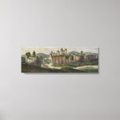 Impression sur toile du château de Caerphilly d'Al (Recto)