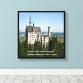 Impression sur toile du Château de Neuschwanstein  (Insitu (Plancher de Bois))