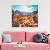Impression sur toile du désert du Sud-Ouest (Insitu(Salon))
