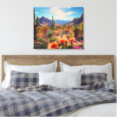 Impression sur toile du désert du Sud-Ouest (Insitu(Chambre))