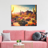 Impression sur toile du désert du Sud-Ouest (Insitu(Salon))