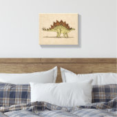 Impression sur toile du dinosaure jurassique Stégo (Insitu(Chambre))