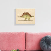 Impression sur toile du dinosaure jurassique Stégo (Insitu(Salon))