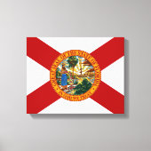 Impression sur toile du drapeau de la Floride (Recto)