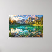 Impression sur toile du lac Crystal Lake (Recto)