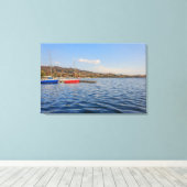 Impression sur toile du lac de Viverone (Insitu (Plancher de Bois))