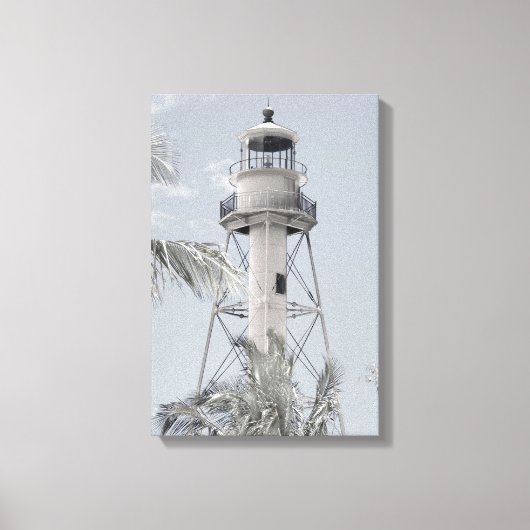Impression sur toile du phare de Sanibel (Recto)