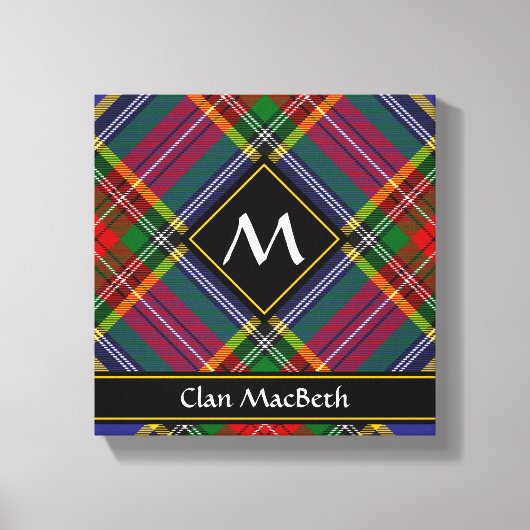Impression sur toile du tartan Clan MacBeth (Recto)