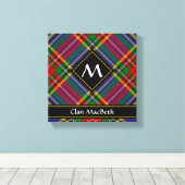 Impression sur toile du tartan Clan MacBeth (Insitu (Plancher de Bois))