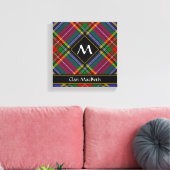 Impression sur toile du tartan Clan MacBeth (Insitu(Salon))