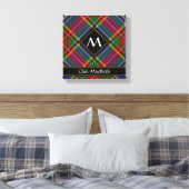 Impression sur toile du tartan Clan MacBeth (Insitu(Chambre))
