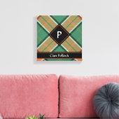 Impression sur toile du tartan du clan Pollock (Insitu(Salon))