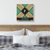Impression sur toile du tartan du clan Pollock (Insitu(Chambre))