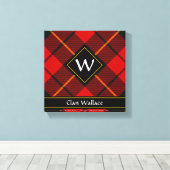Impression sur toile du tartan du clan Wallace (Insitu (Plancher de Bois))