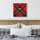 Impression sur toile du tartan du clan Wallace (Insitu(Chambre))