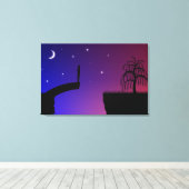 Impression sur toile d'un pont brisé (Insitu (Plancher de Bois))