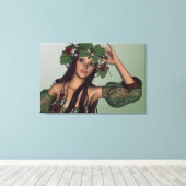 Impression sur toile d'une fille d'été (Insitu (Plancher de Bois))