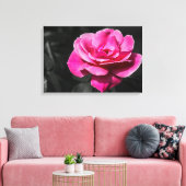 Impression sur toile Élégance Rose Rose (Insitu(Salon))