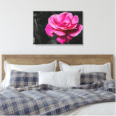 Impression sur toile Élégance Rose Rose (Insitu(Chambre))