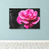 Impression sur toile Élégance Rose Rose (Insitu (Plancher de Bois))
