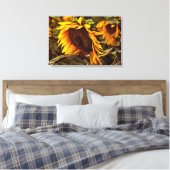 Impression sur toile Elégance Tournesol (Insitu(Chambre))