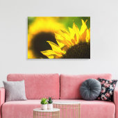 Impression sur toile Elégance Tournesol (Insitu(Salon))