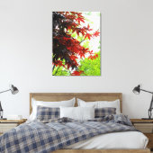 Impression sur toile emballée 'Fiery Maples' (Insitu(Chambre))