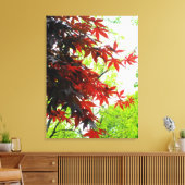 Impression sur toile emballée 'Fiery Maples' (Insitu(Salon))