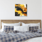 Impression sur toile en résine dorée (Insitu(Chambre))