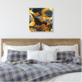 Impression sur toile en résine dorée (Insitu(Chambre))