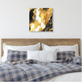 Impression sur toile en résine dorée (Insitu(Chambre))