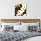 Impression sur toile en résine dorée (Insitu(Chambre))