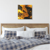 Impression sur toile en résine dorée (Insitu(Chambre))