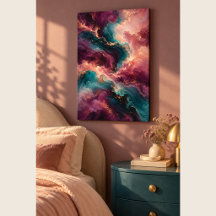 Impression sur toile en soie Nebula
