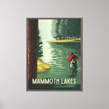 Impression sur toile encadrée de Mammoth Lakes