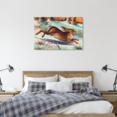 Impression sur toile encadrée du Lapin de décembre (Insitu(Chambre))