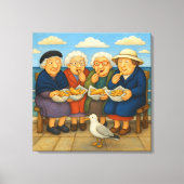 Impression sur toile enroulée Fish And Chips (Recto)