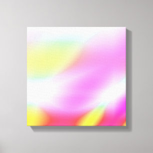 Impression sur toile enroulée, mélange rose blanc